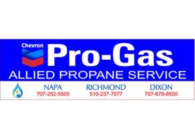 Logo: Allied Propane Service - Pro-Gas - NAPA, Richmond, Dixon (Chevron)